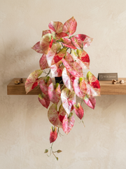 Artificial Pink Caladium Creeper 50cm
