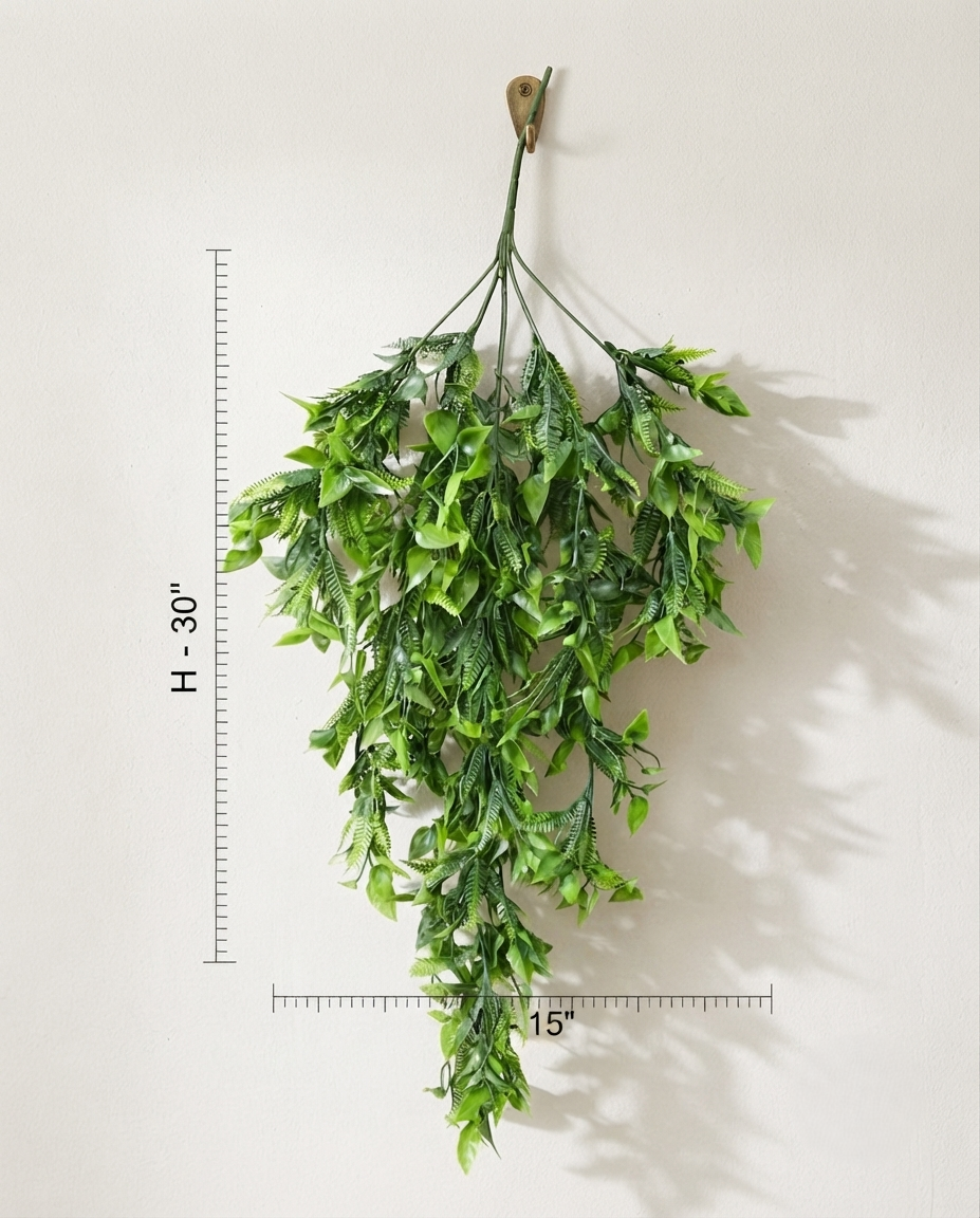 Artificial Mixed Leaf Hanging Creeper 76cm