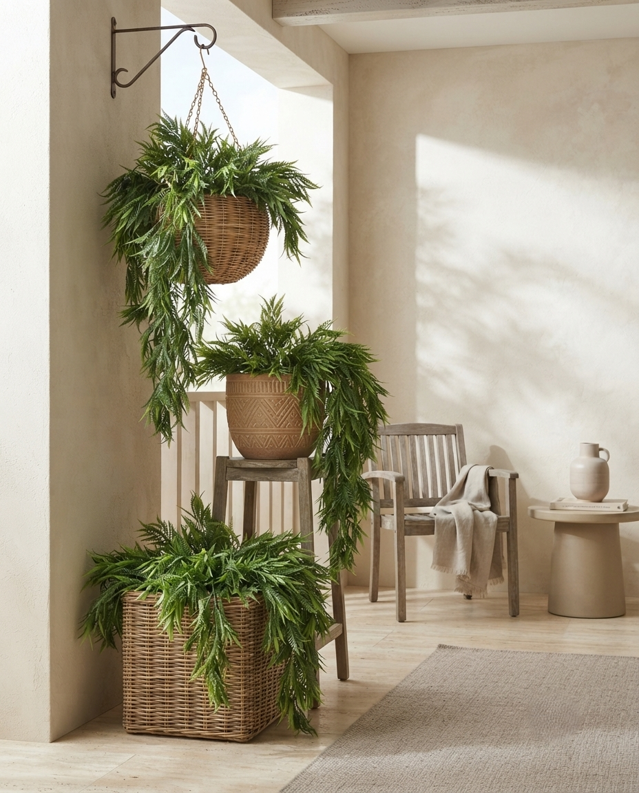 Artificial Lush Hanging Creeper 76cm