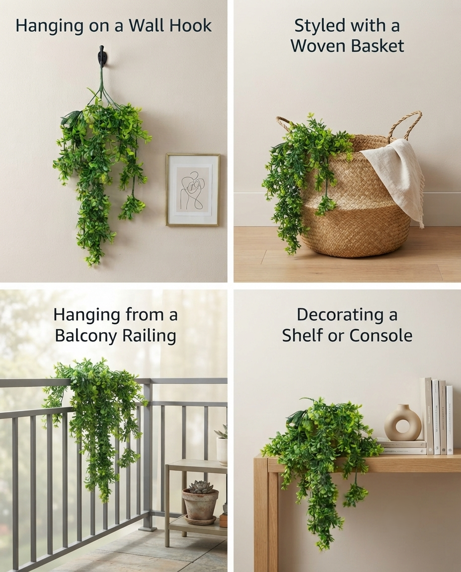 Artificial Cascading Greenery Creeper 76cm