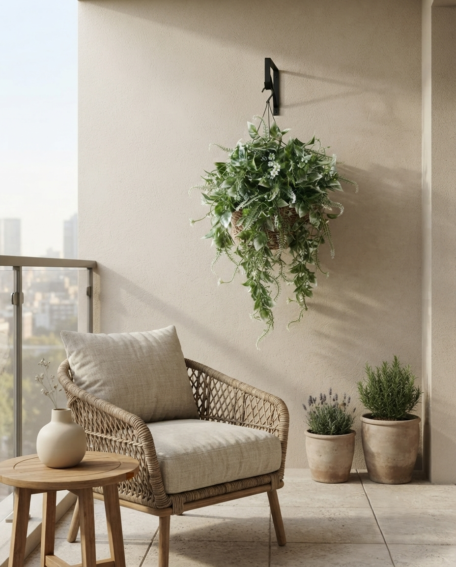 Artificial Variegated Hanging Creeper 76cm
