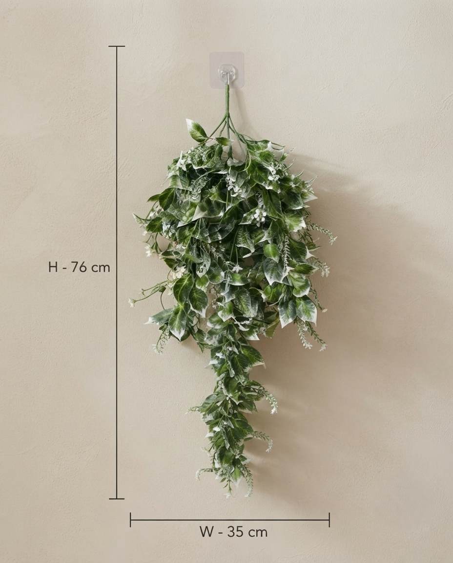 Artificial Variegated Hanging Creeper 76cm