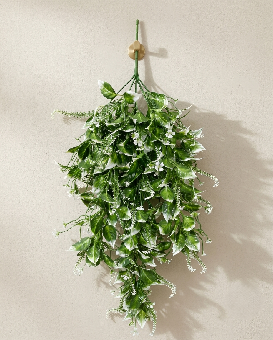 Artificial Variegated Hanging Creeper 76cm