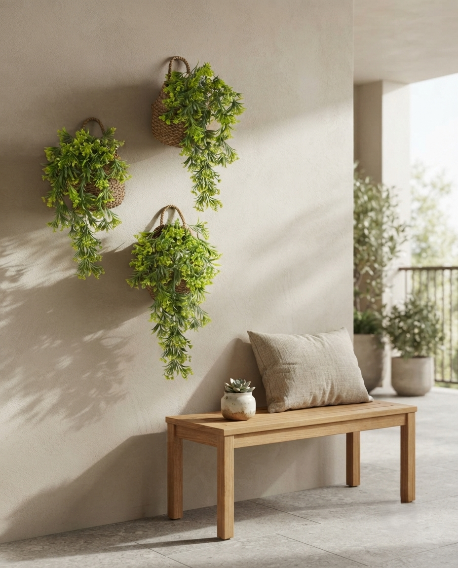 Artificial Green Hanging Creeper 76cm