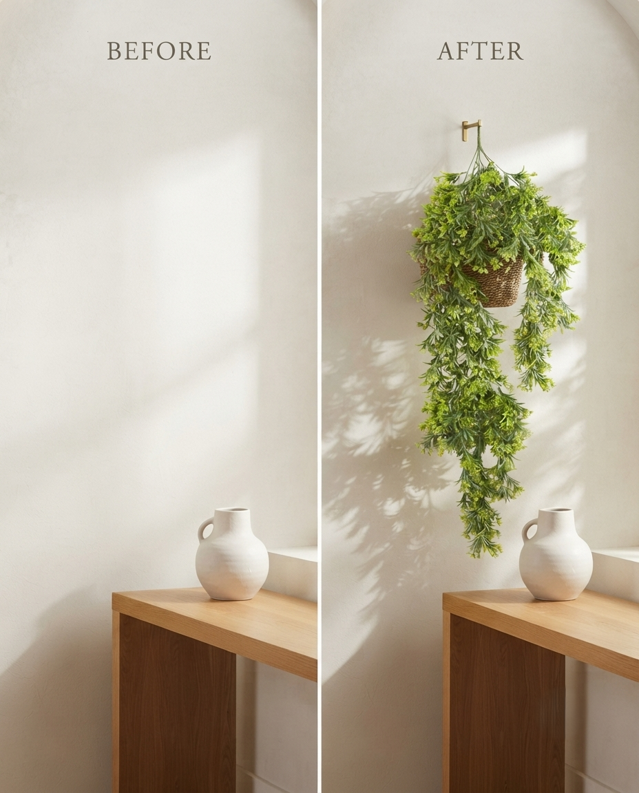 Artificial Green Hanging Creeper 76cm