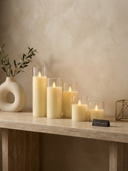 Golden Glow Flameless LED Candle Set