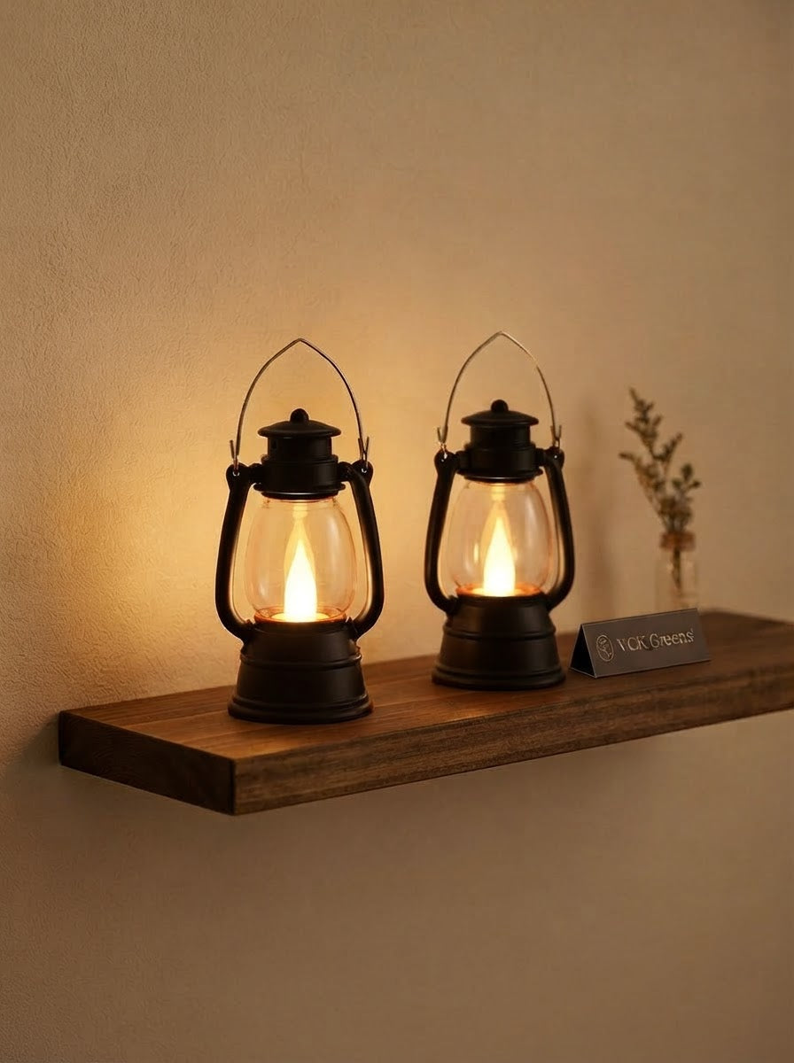 Mini Glow Lantern LED Candle Set