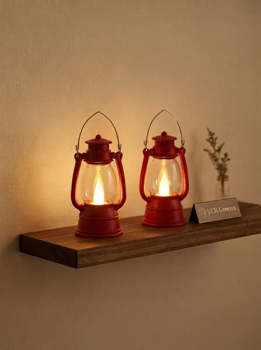 Mini Glow Lantern LED Candle Set