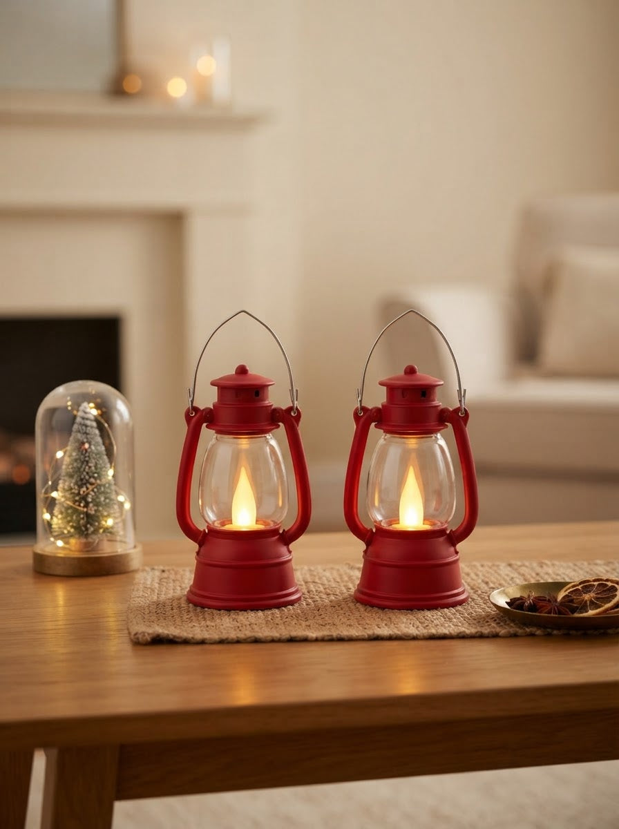 Mini Glow Lantern LED Candle Set