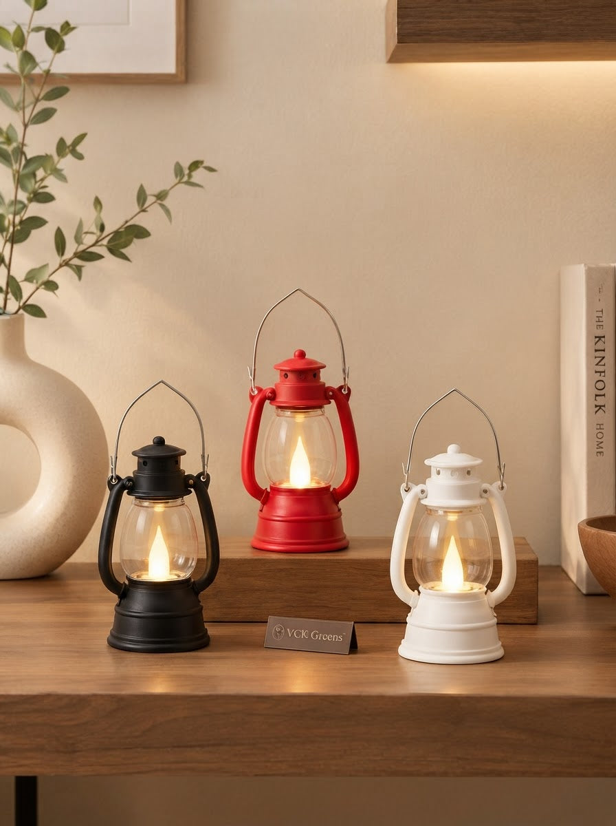 Mini Glow Lantern LED Candle Set