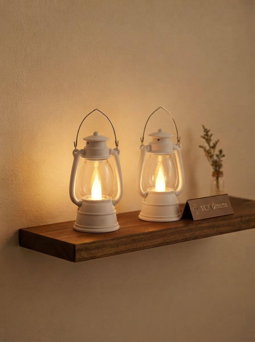 Mini Glow Lantern LED Candle Set