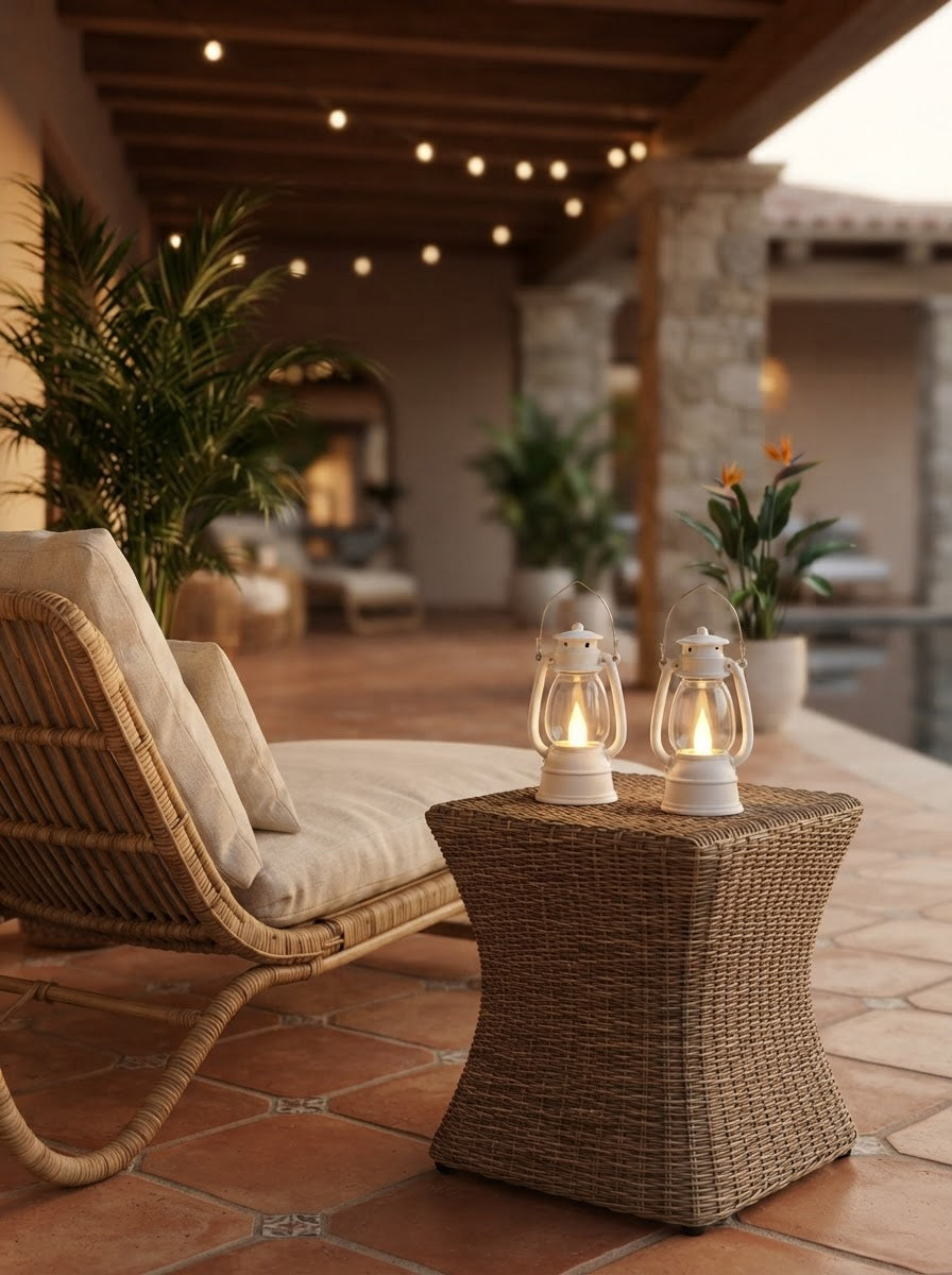 Mini Glow Lantern LED Candle Set
