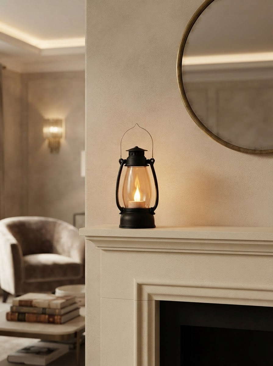 Vintage Glow LED Lantern (Set of 2)