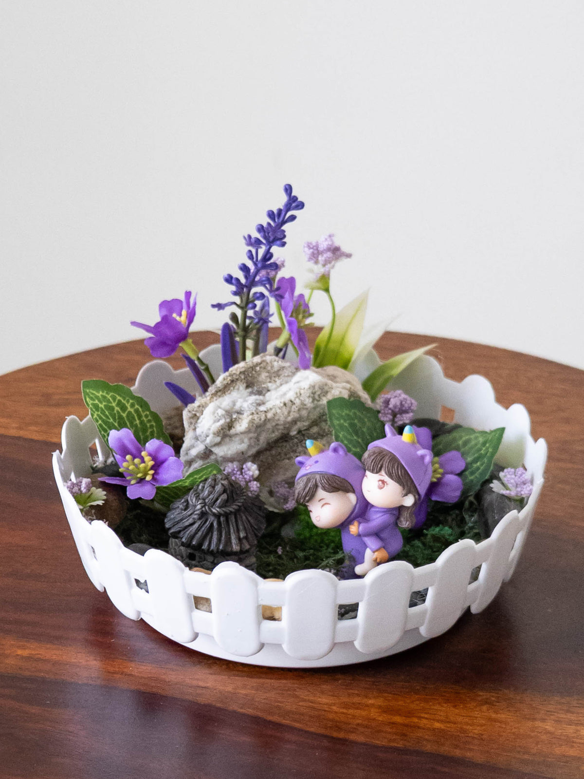Violet Meadow Miniature Garden