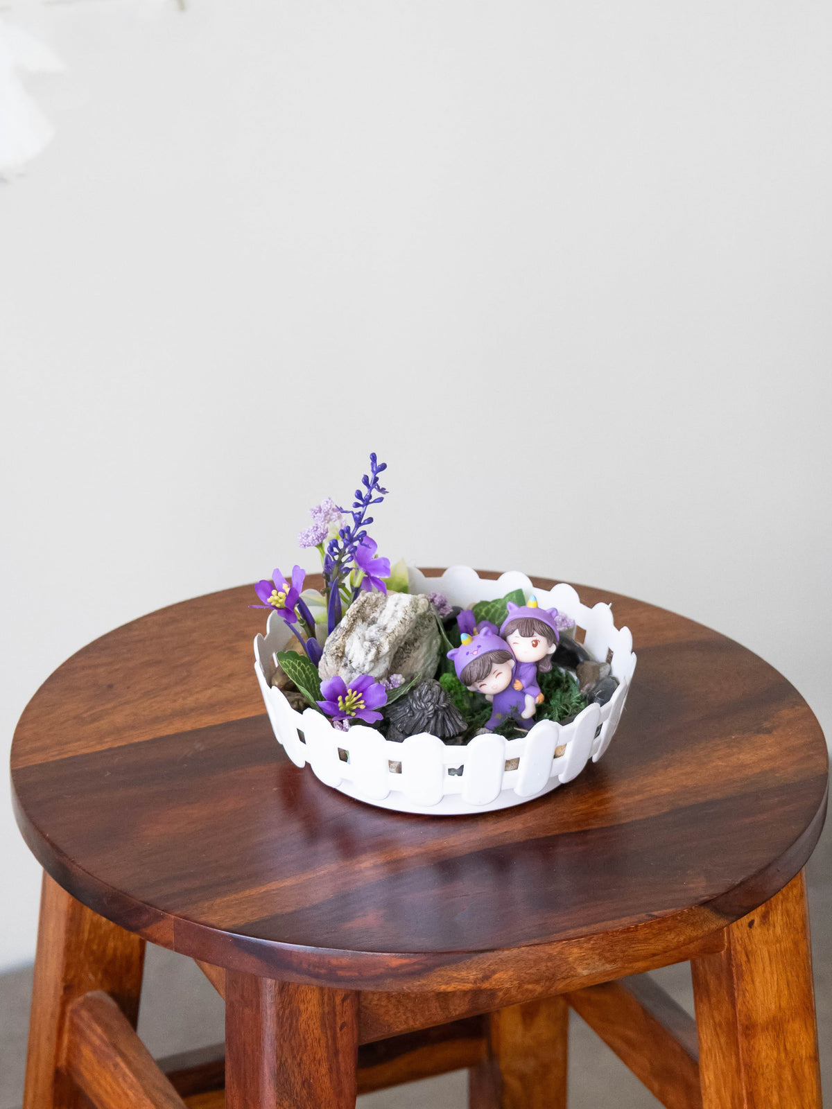 Violet Meadow Miniature Garden