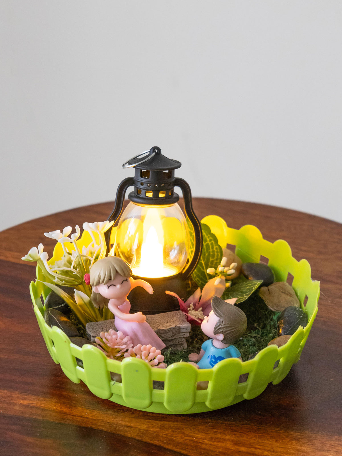 Lantern Glow Fairy Garden