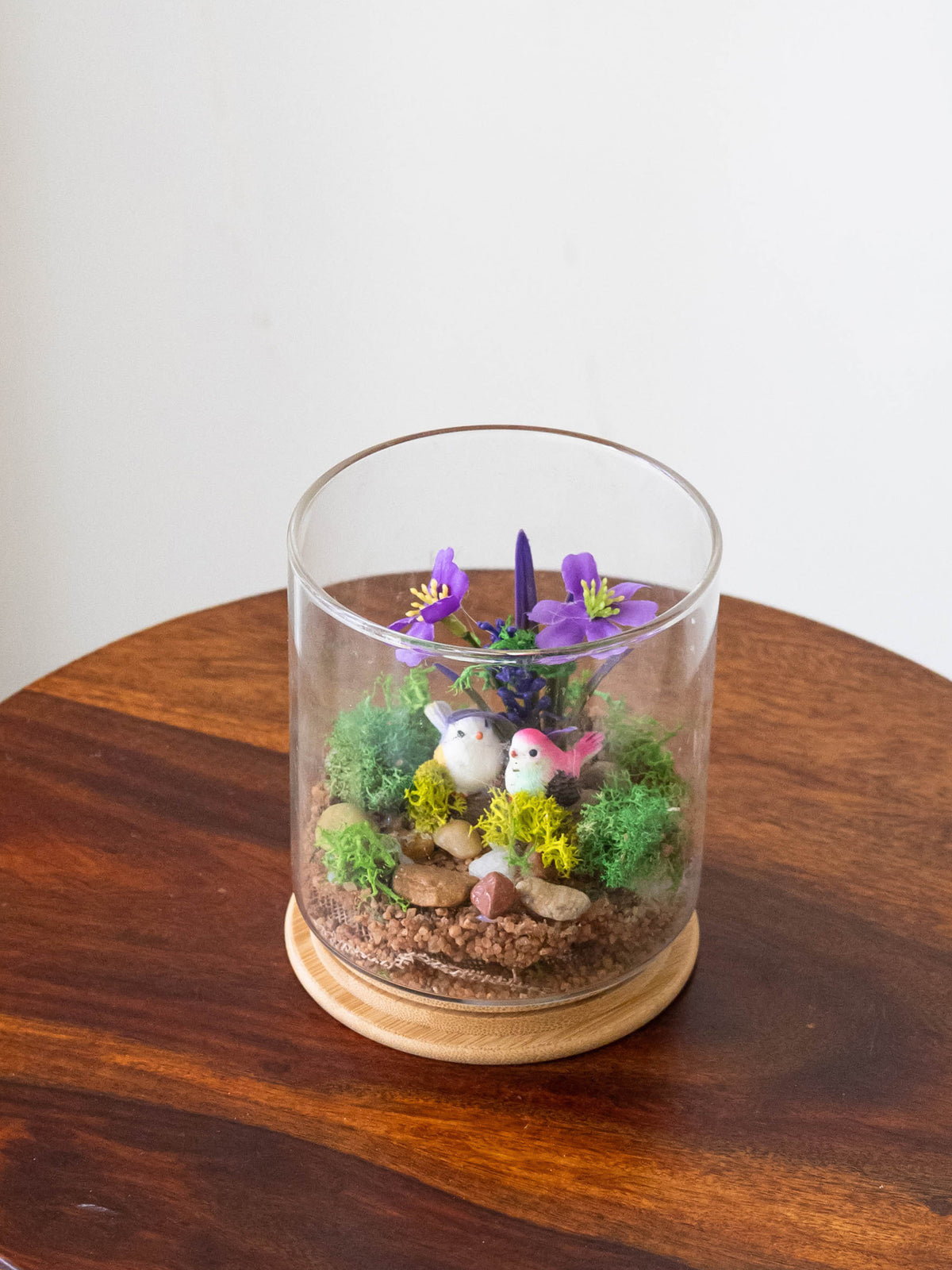 Whimsical Garden Glass Terrarium