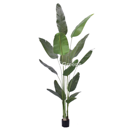 Artificial Travellers Banana Leaf Plant 8.3ft With Pot