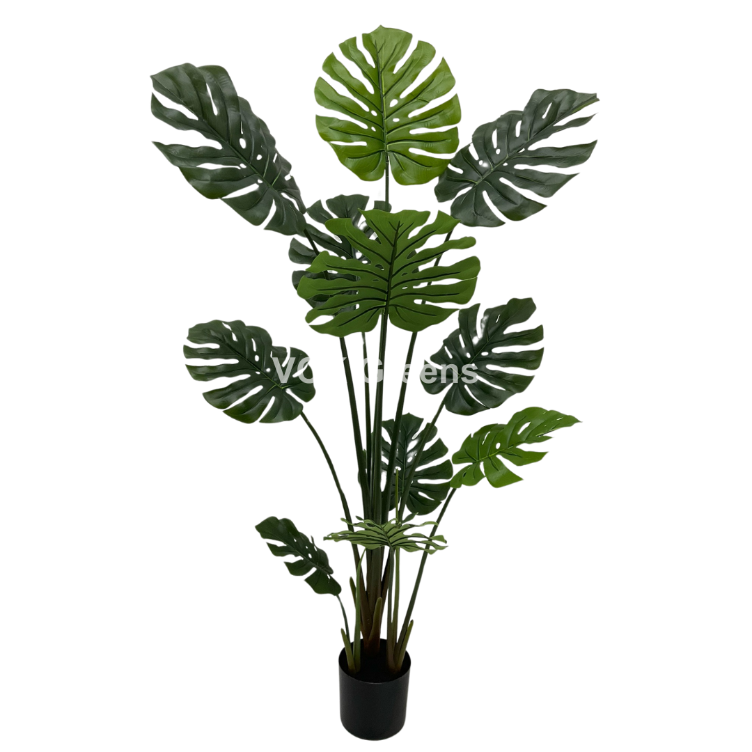 Artificial Monstera Plant With Pot 6 Feet