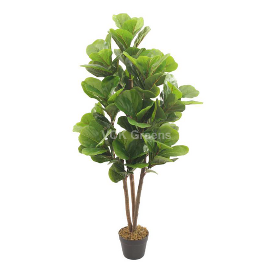 Artificial Fiddle Leaf Fig Tree 4ft With Pot