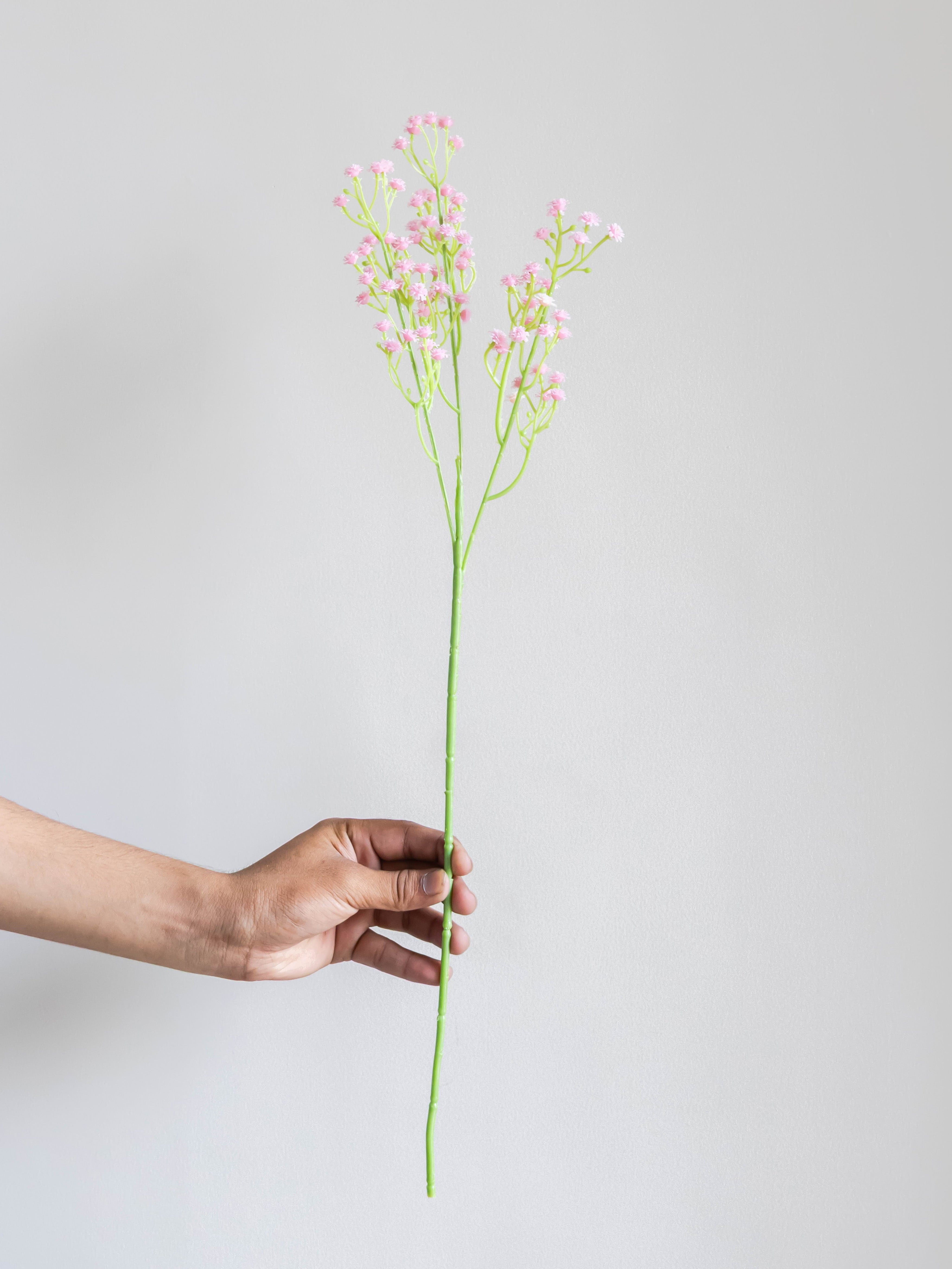 Artificial Gypsophila Flower Stick 52cm (Set of 5)