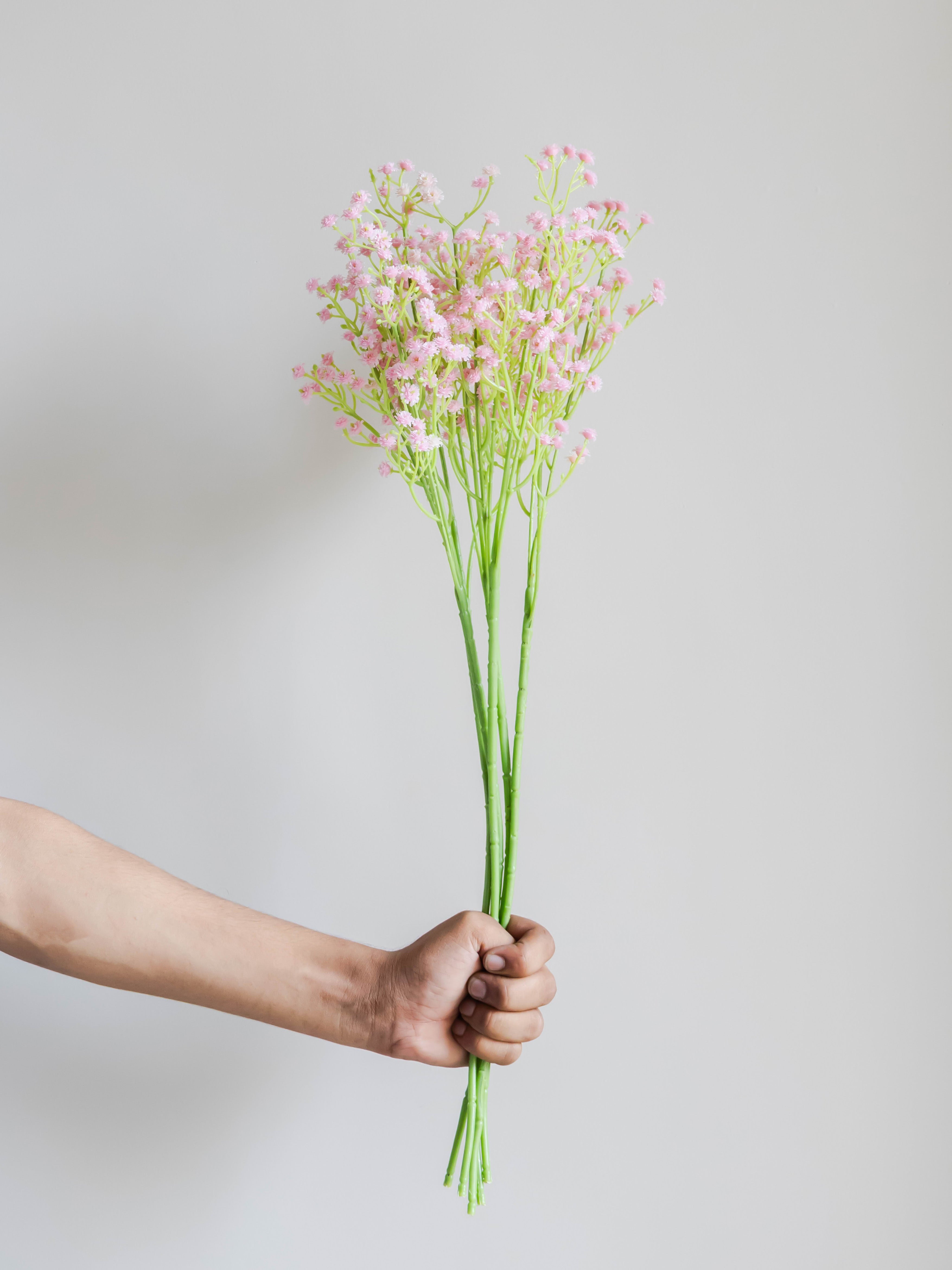 Artificial Gypsophila Flower Stick 52cm (Set of 5)