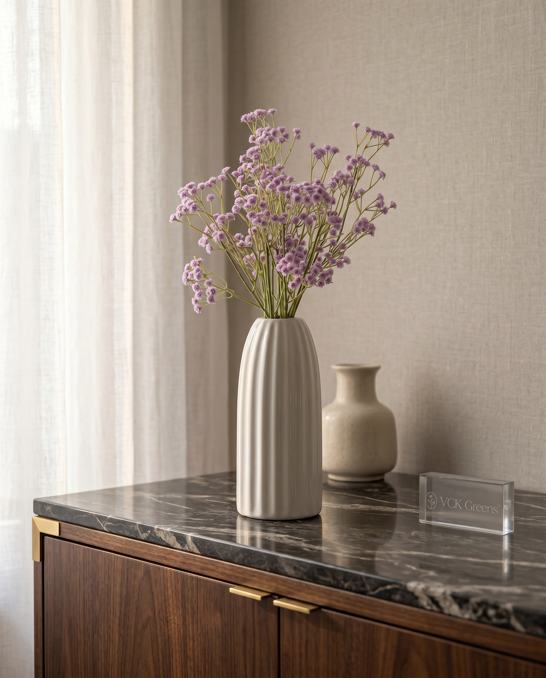 Artificial Gypsophila Flower Stick 52cm (Set of 5)