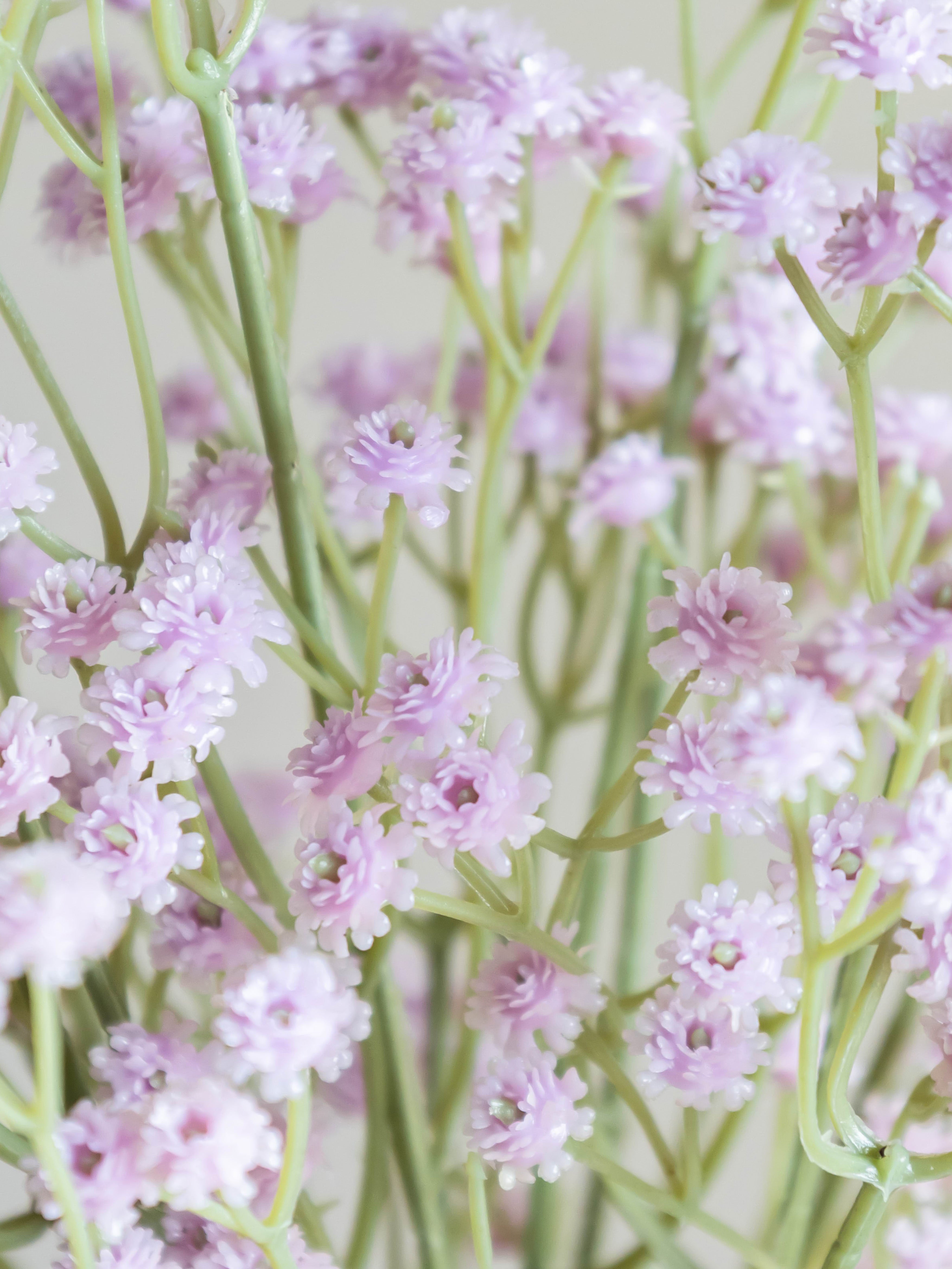Artificial Gypsophila Flower Stick 52cm (Set of 5)