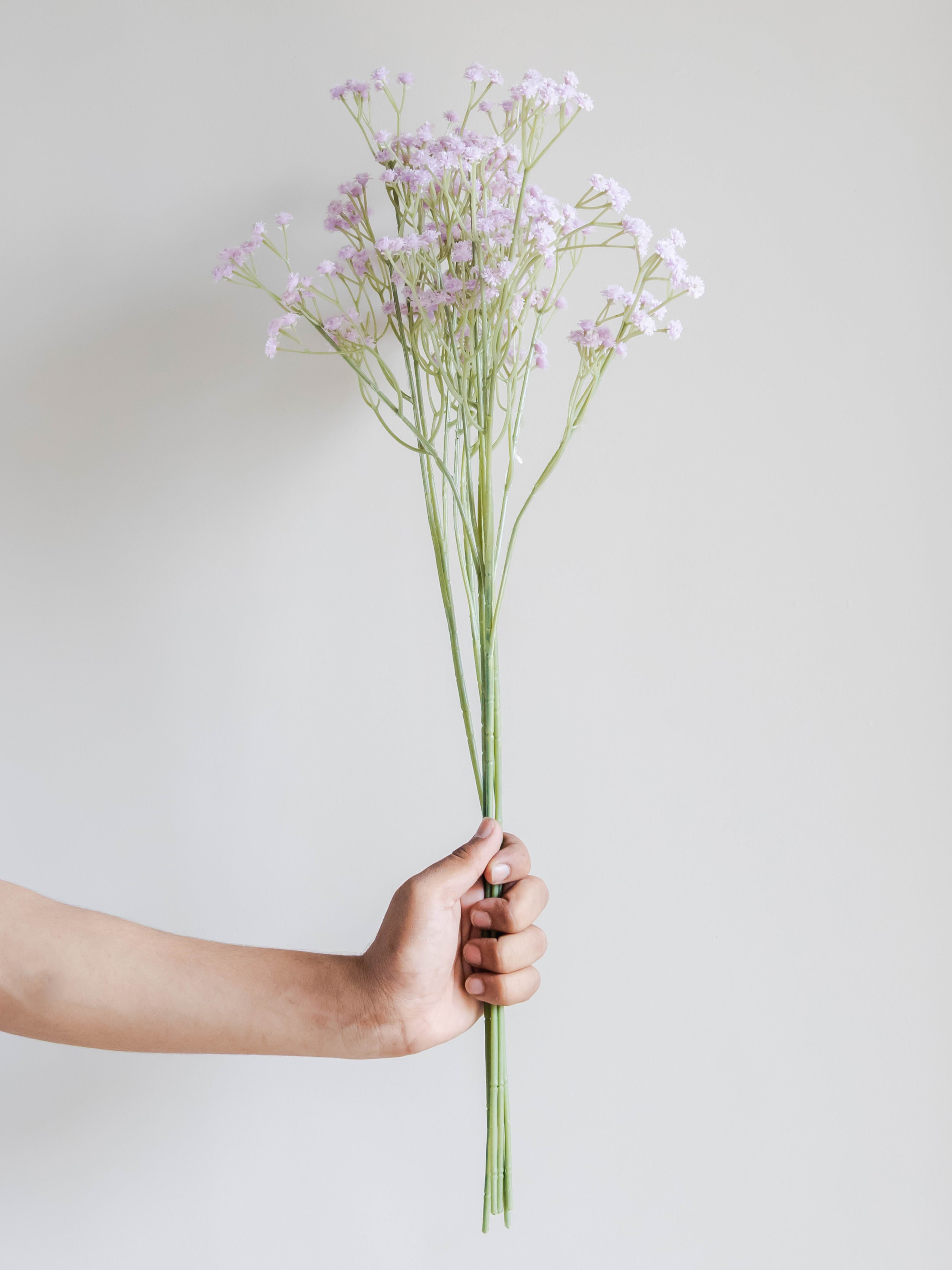 Artificial Gypsophila Flower Stick 52cm (Set of 5)