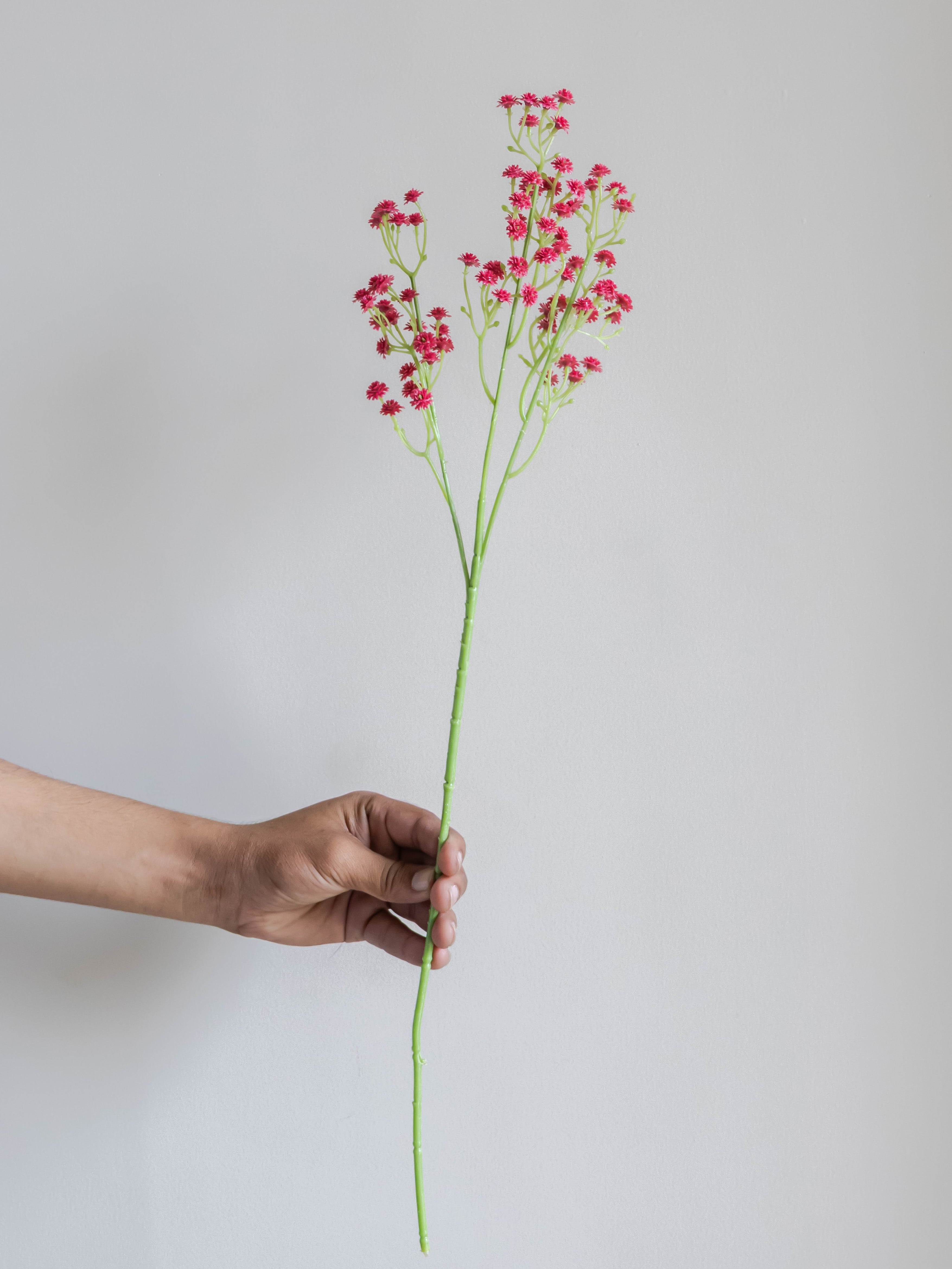 Artificial Gypsophila Flower Stick 52cm (Set of 5)