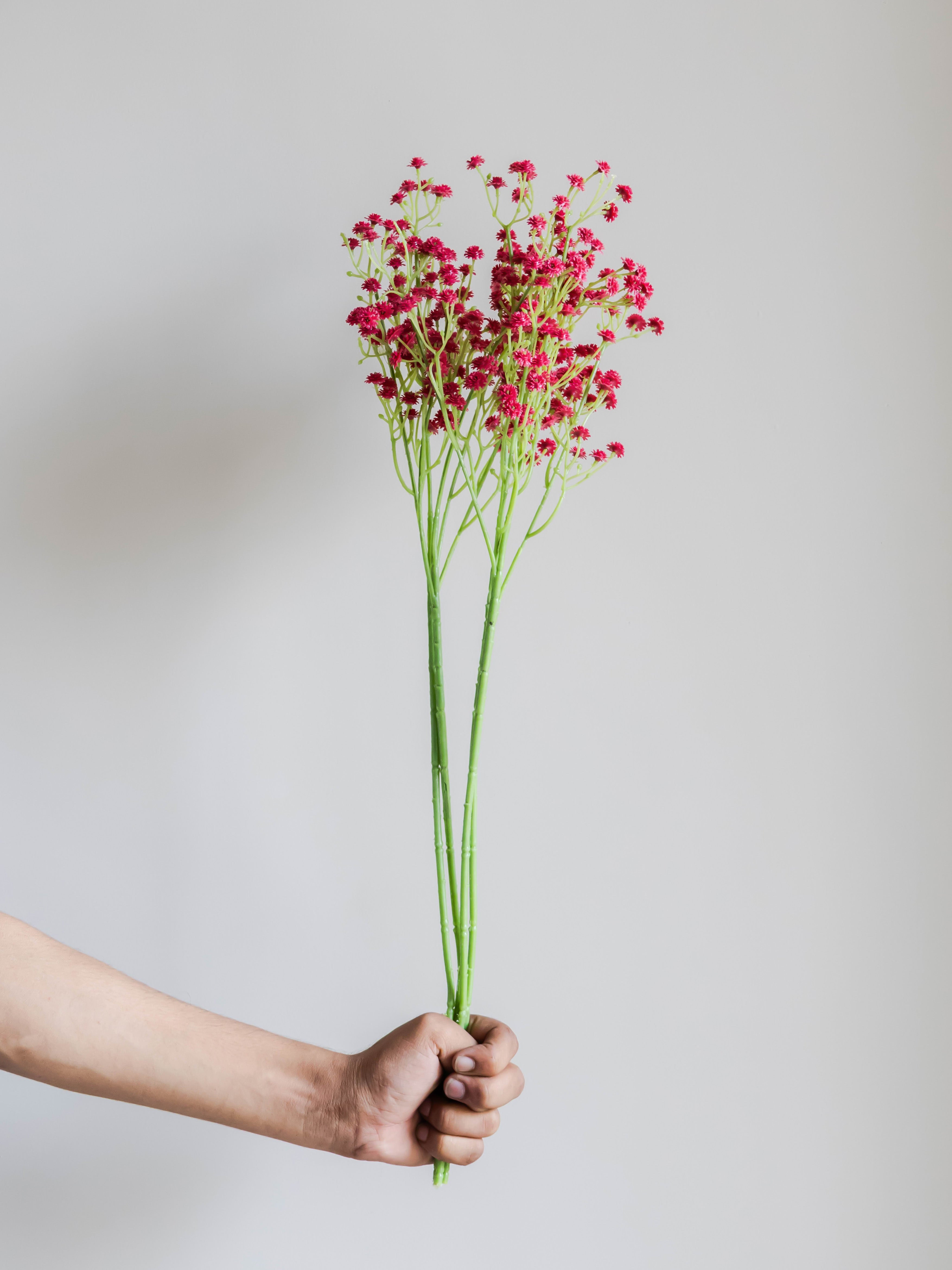 Artificial Gypsophila Flower Stick 52cm (Set of 5)