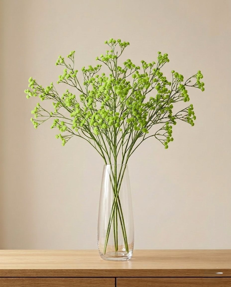Artificial Gypsophila Flower Stick 52cm (Set of 5)