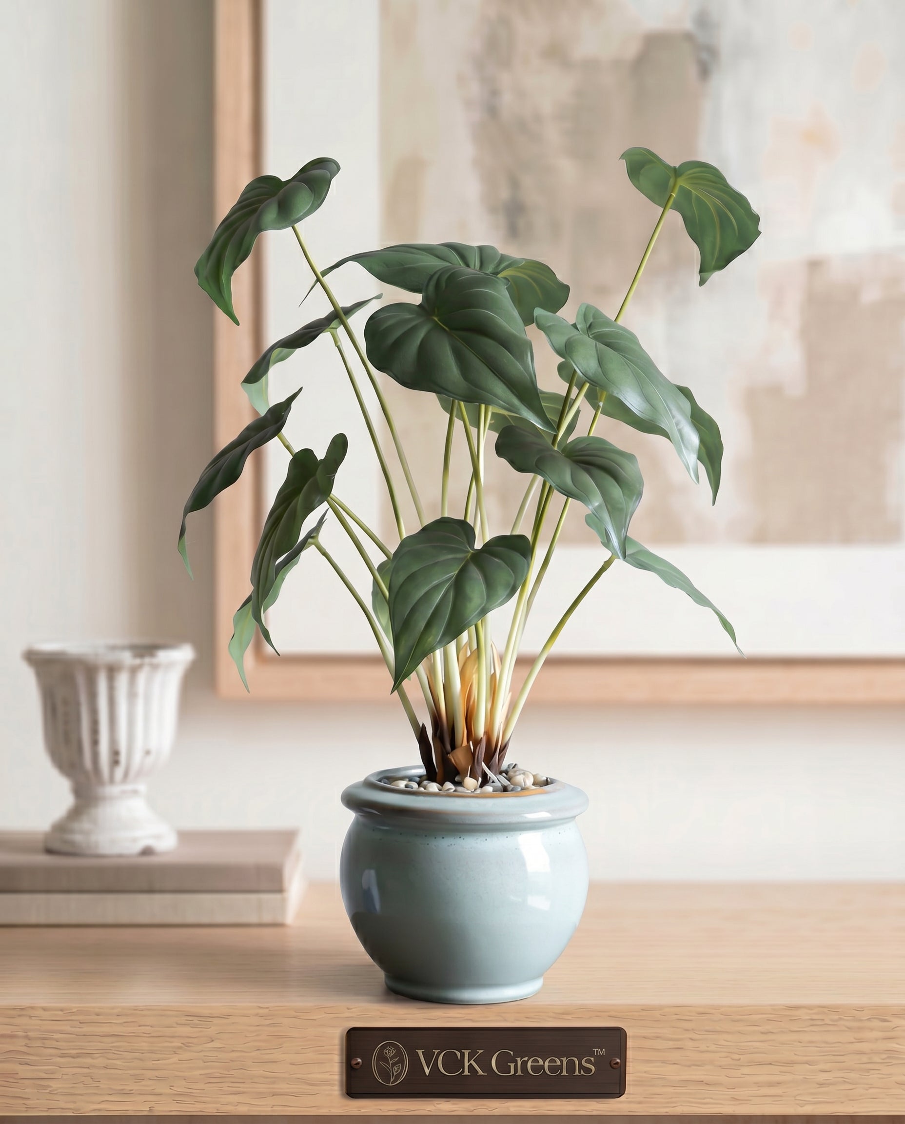 Artificial Green Leaf Bonsai 2ft