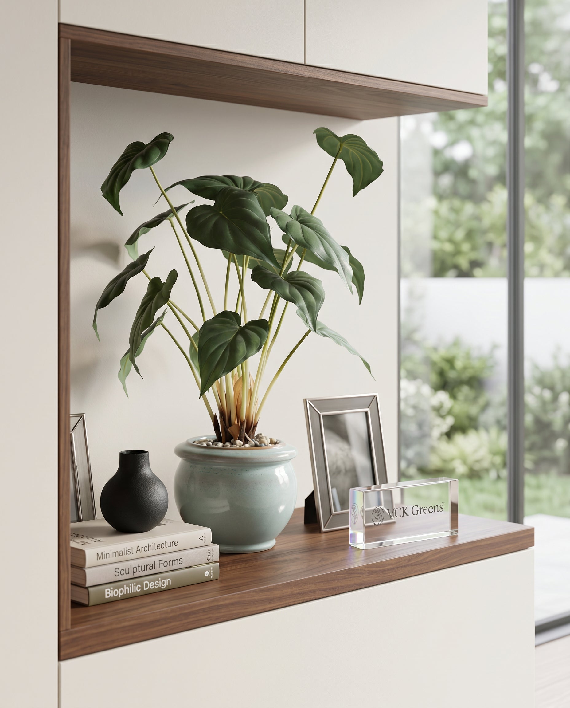 Artificial Green Leaf Bonsai 2ft