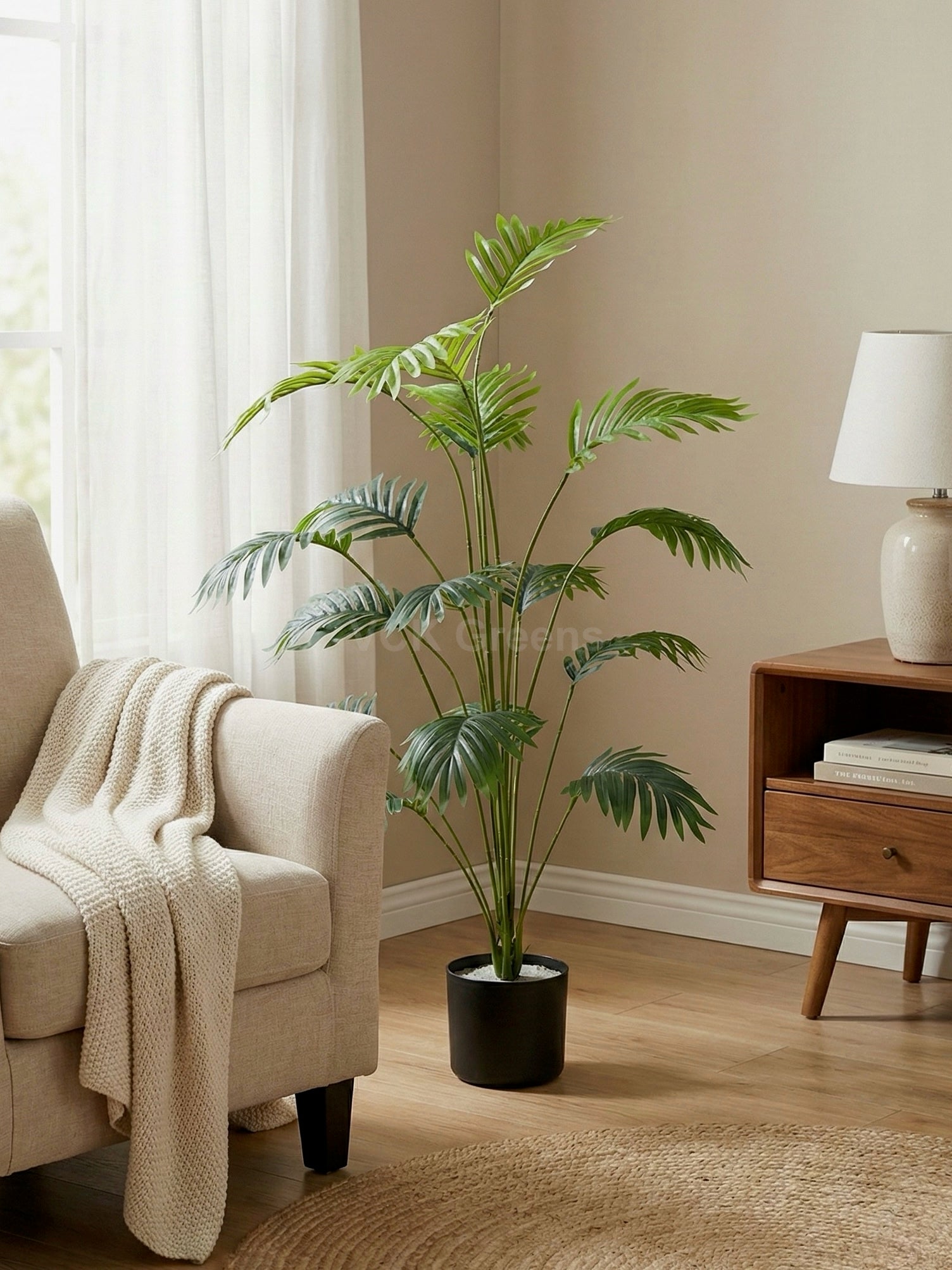 Artificial Areca Palm Plant 3.5ft