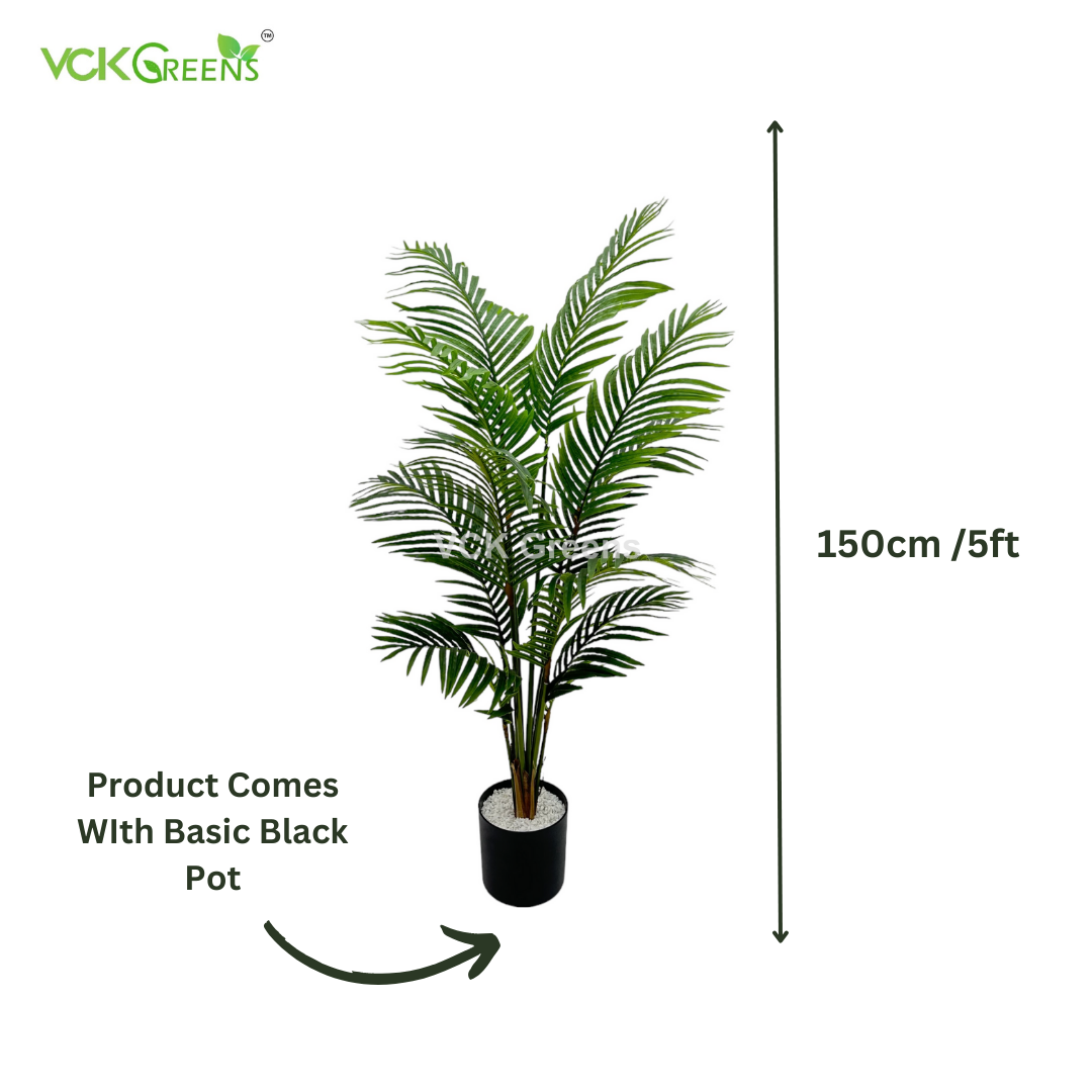 Artificial Areca Palm Plant 5ft With Pot