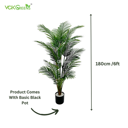 Artificial Areca Palm Plant 6ft With Pot