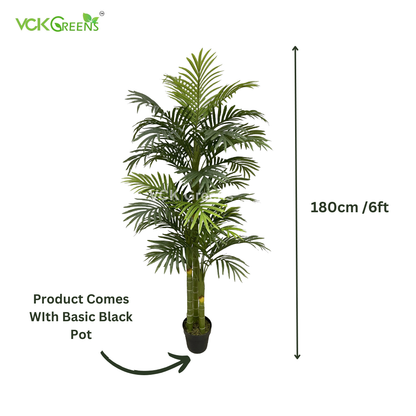 Artificial Areca Palm Plant 6ft With Pot