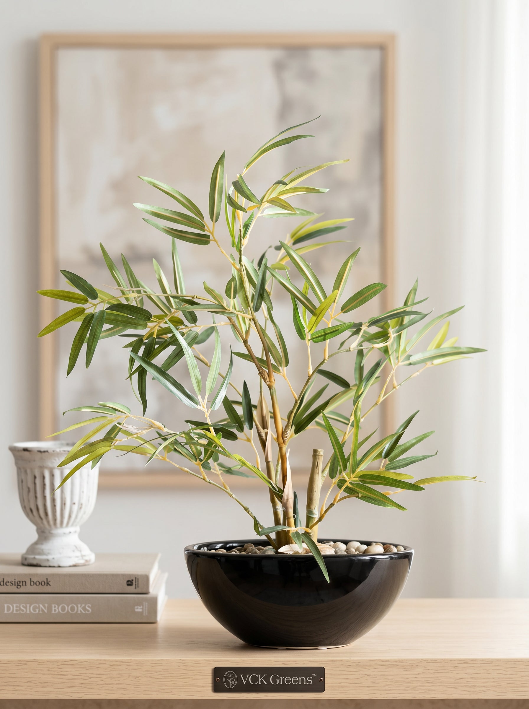 Artificial Bamboo Leaves Bonsai 1.3ft