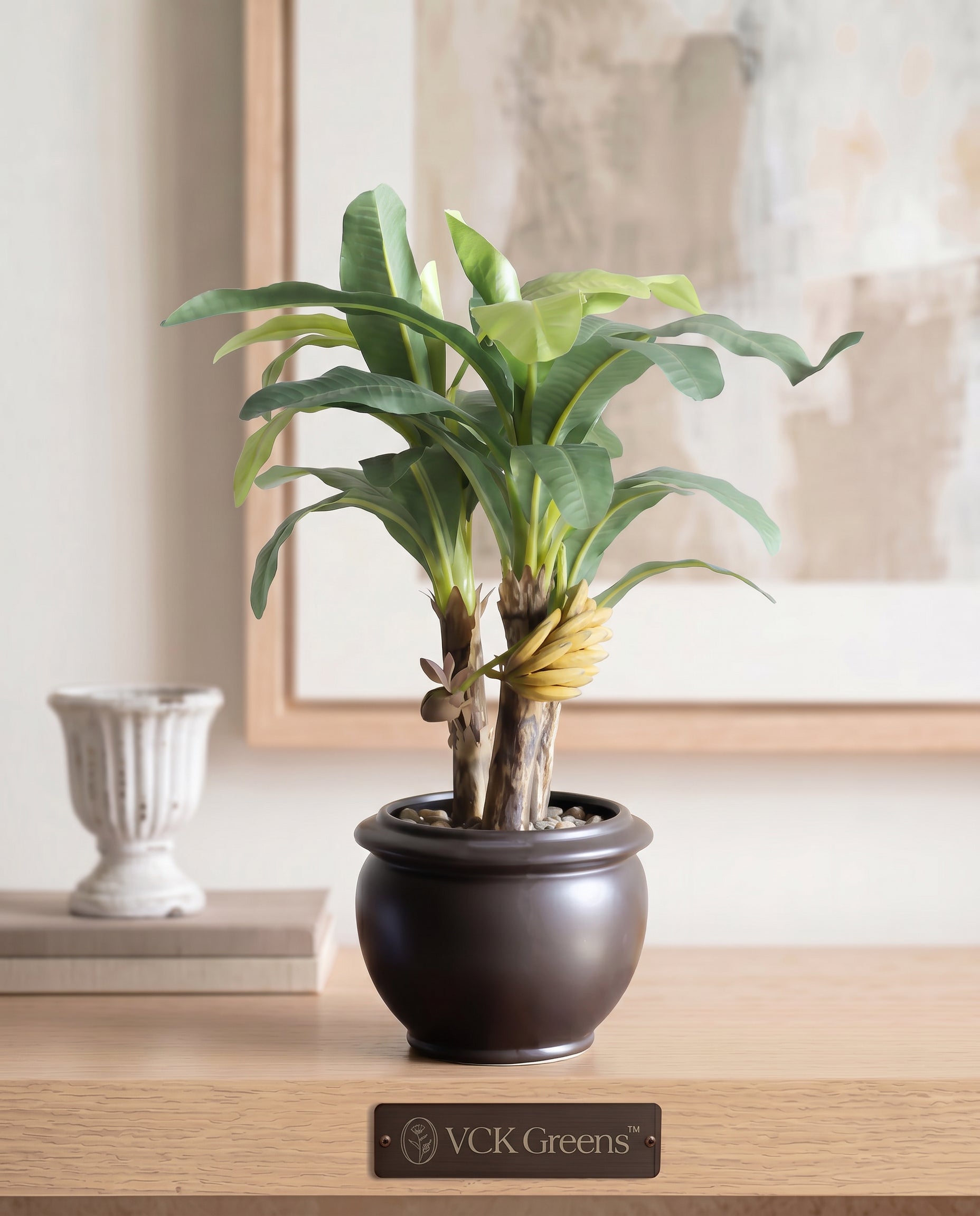 Artificial Banana Leaves Bonsai 1.6 Feet
