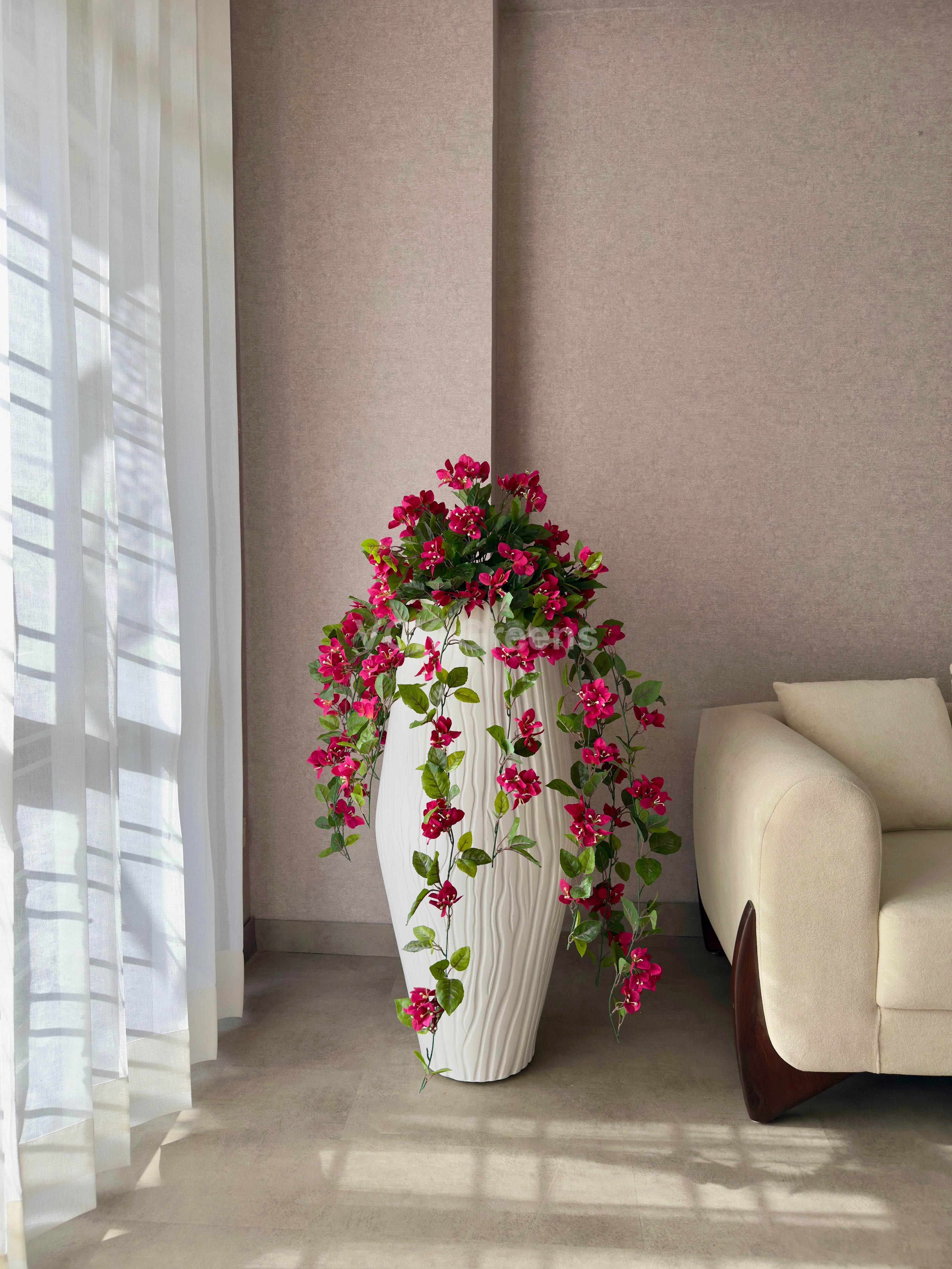 Vck Pot Artificial Bougainvillea Flowers With Pot 4.6ft – VCK Greens
