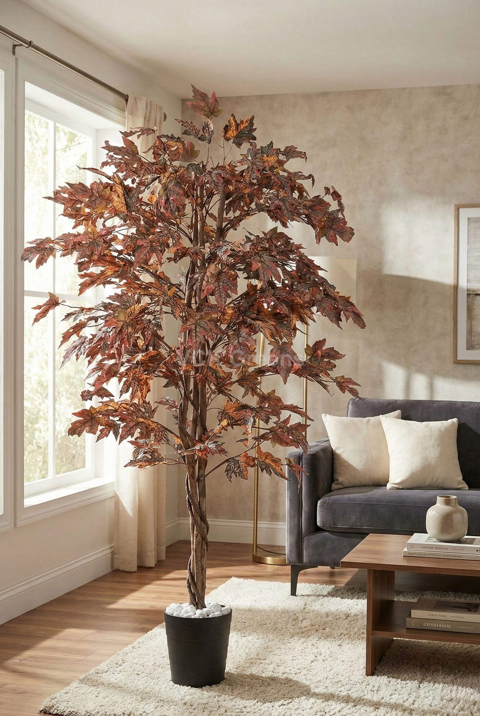 Artificial Coffee Canadian Maple Tree 6.5ft