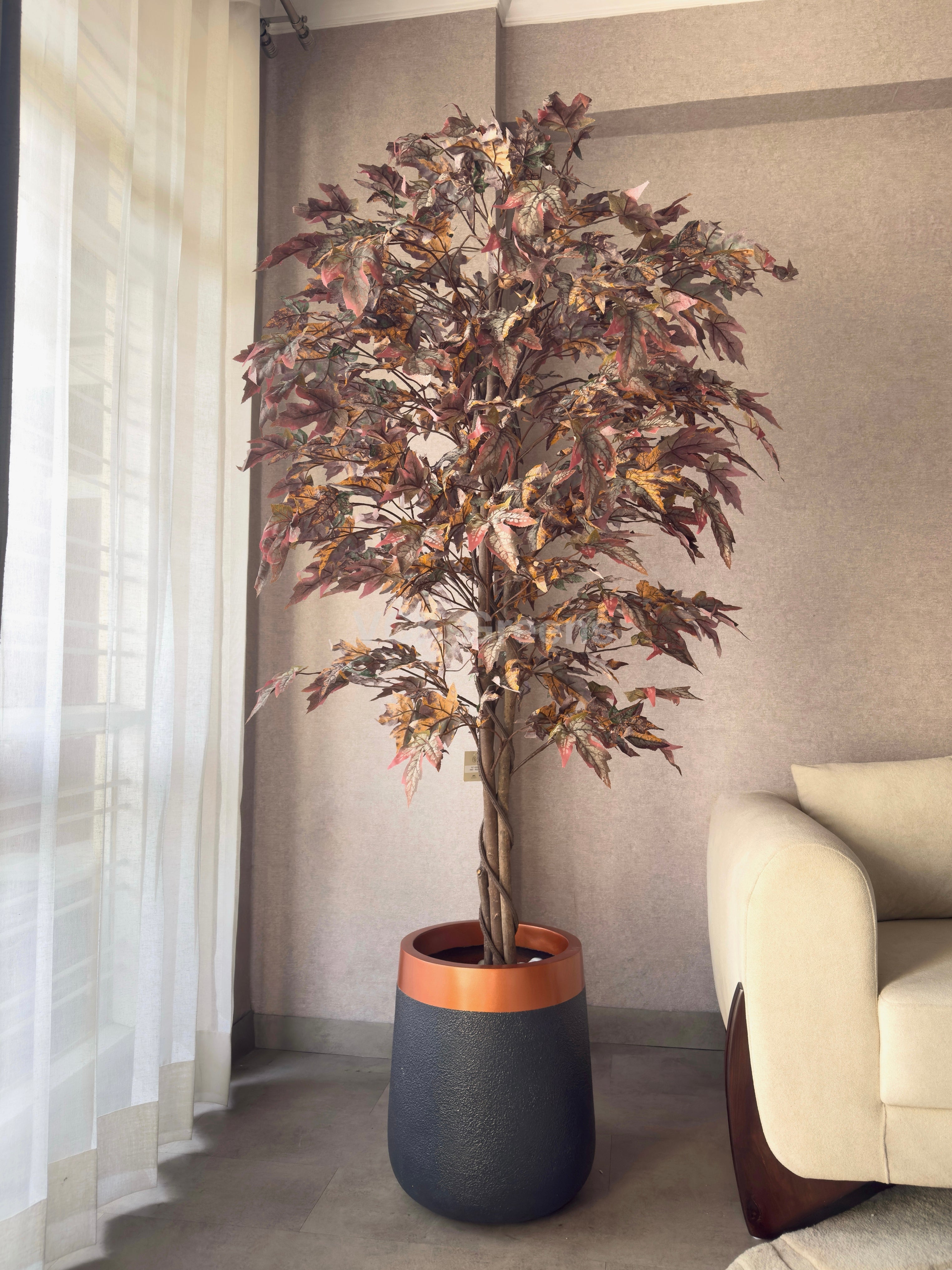 Artificial Coffee Canadian Maple Tree 6.5ft