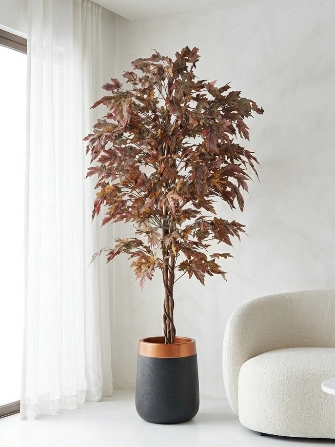 Artificial Coffee Canadian Maple Tree 6.5ft