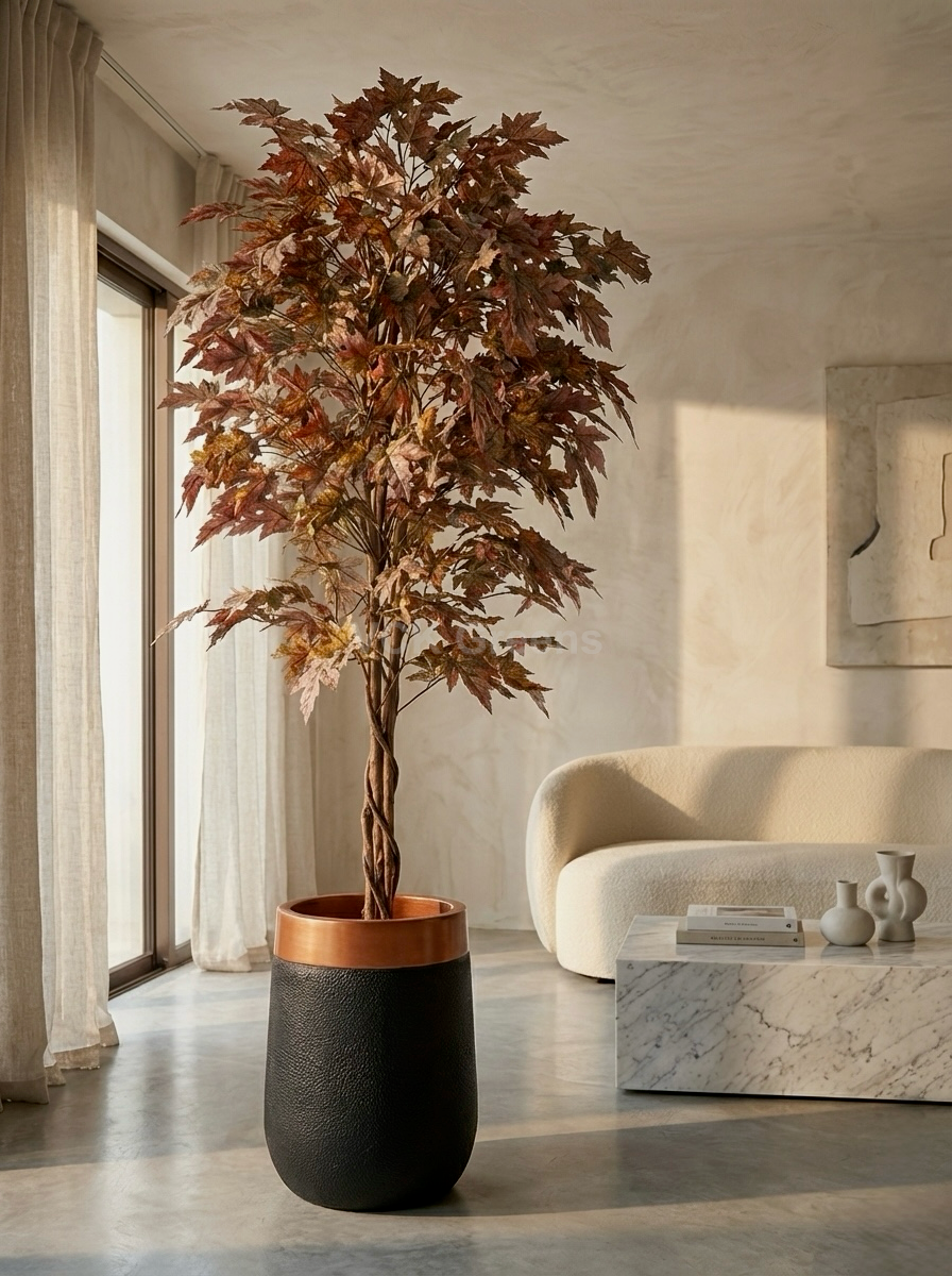 Artificial Coffee Canadian Maple Tree 6.5ft