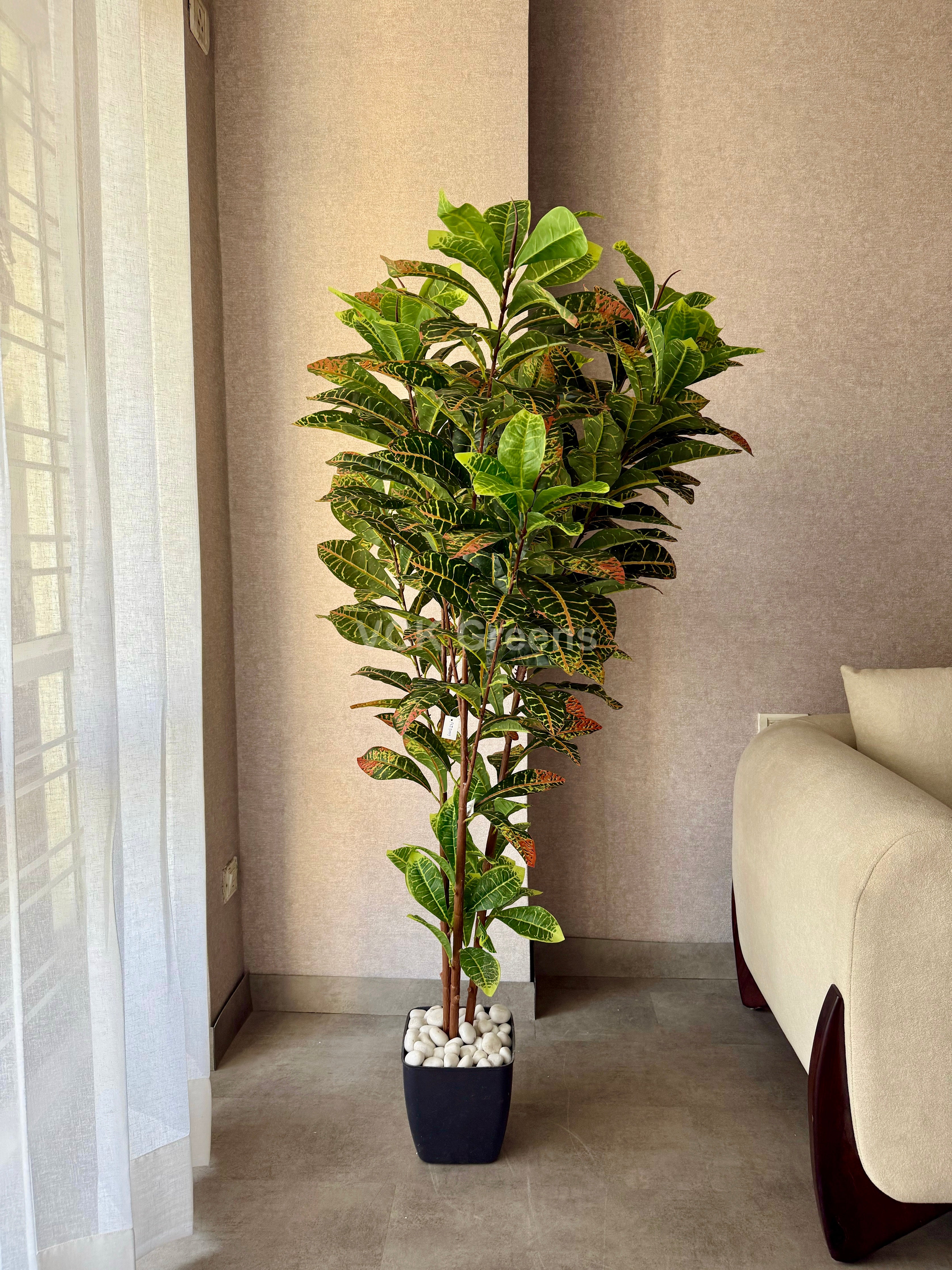 Artificial Croton Plant 5ft