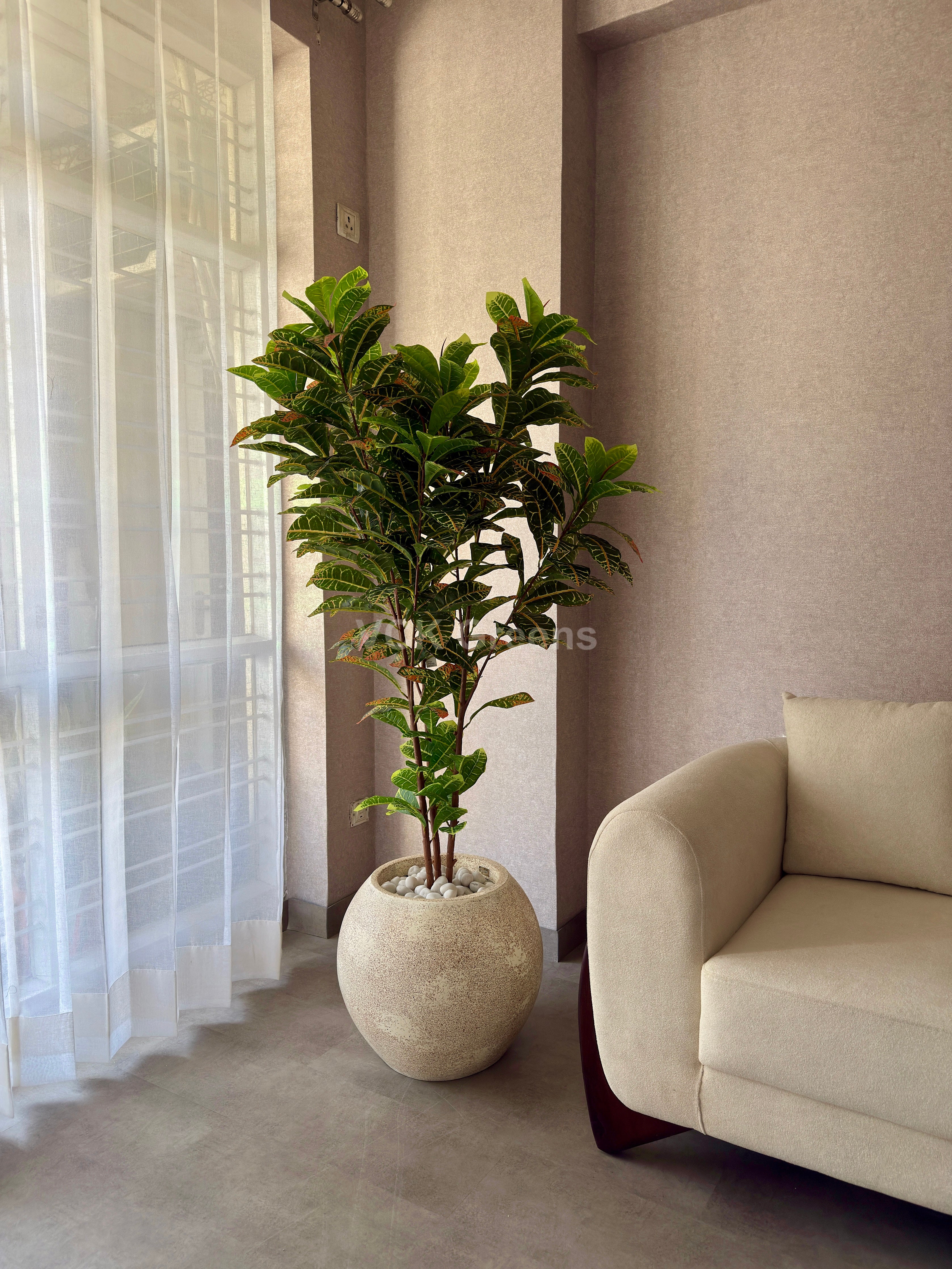Artificial Croton Plant 5ft
