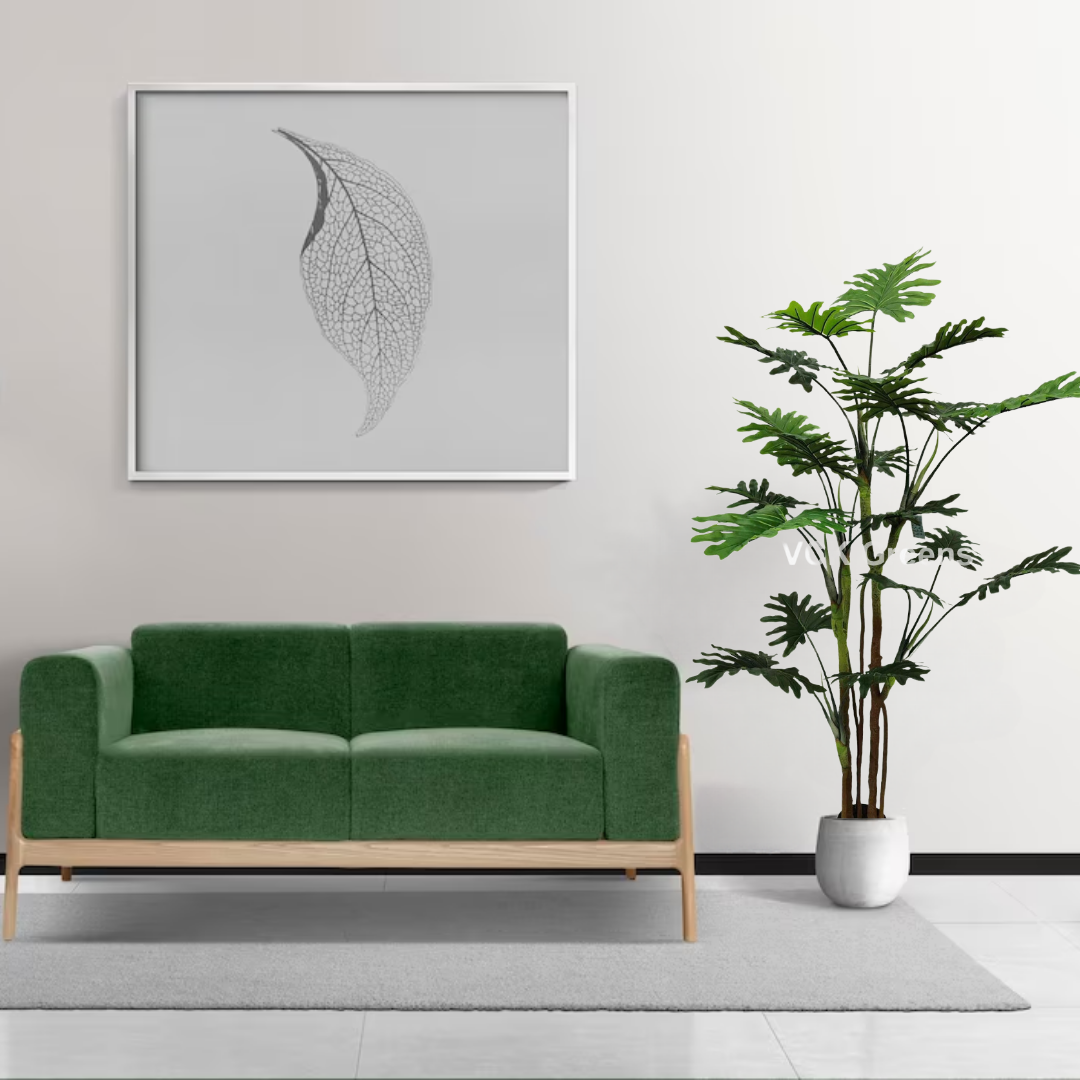 Artificial Cut Leaf Plant 6ft With Pot