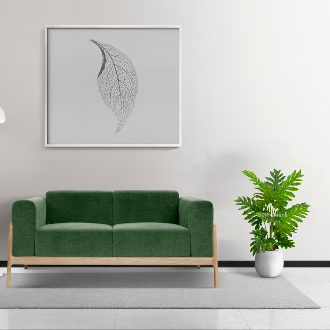 Artificial Cut Leaf Plant 3.5ft With Pot