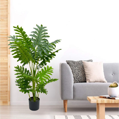 Artificial Cut Leaf Plant 5ft With Pot